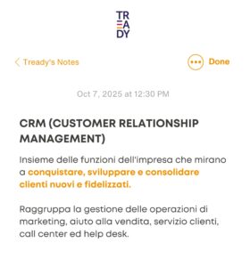 CRM: cos'è e come implementarlo con Tready