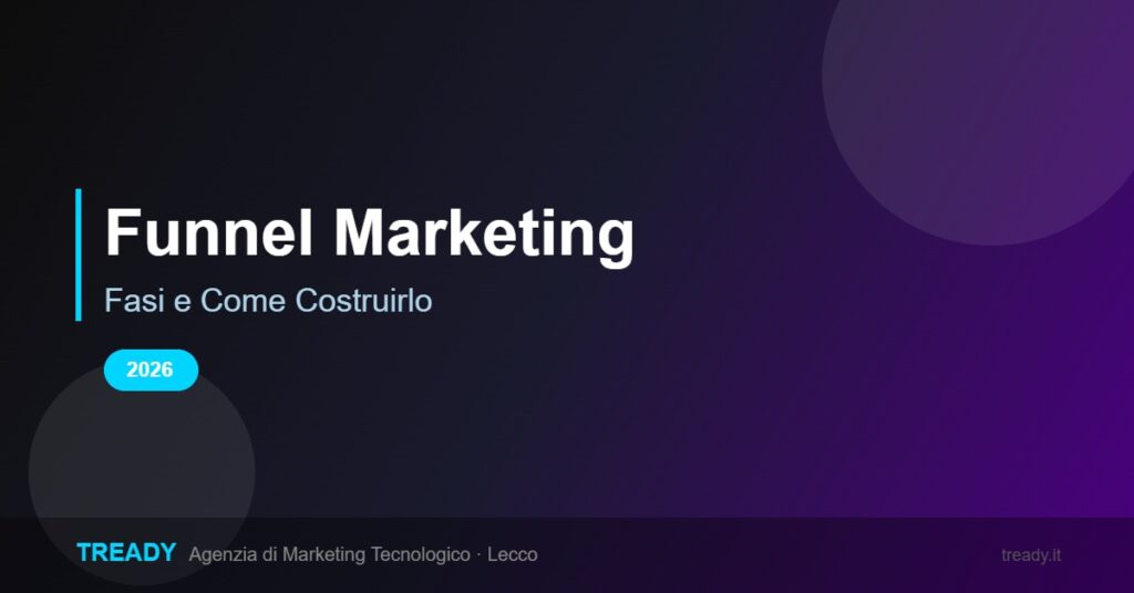 Funnel Marketing: Fasi e Come Costruirlo 2026 - Tready