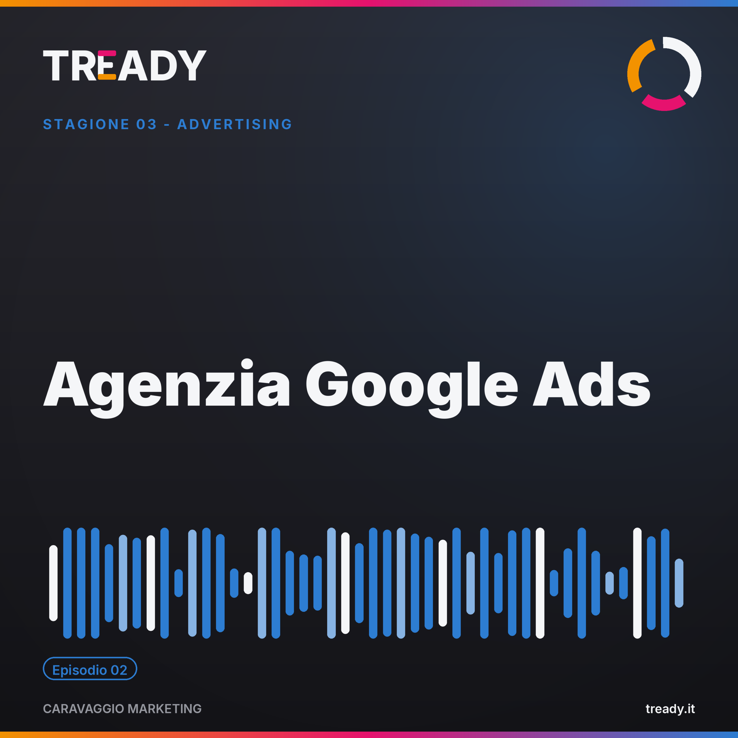 Copertina episodio Google Ads — podcast Caravaggio Marketing by Tready