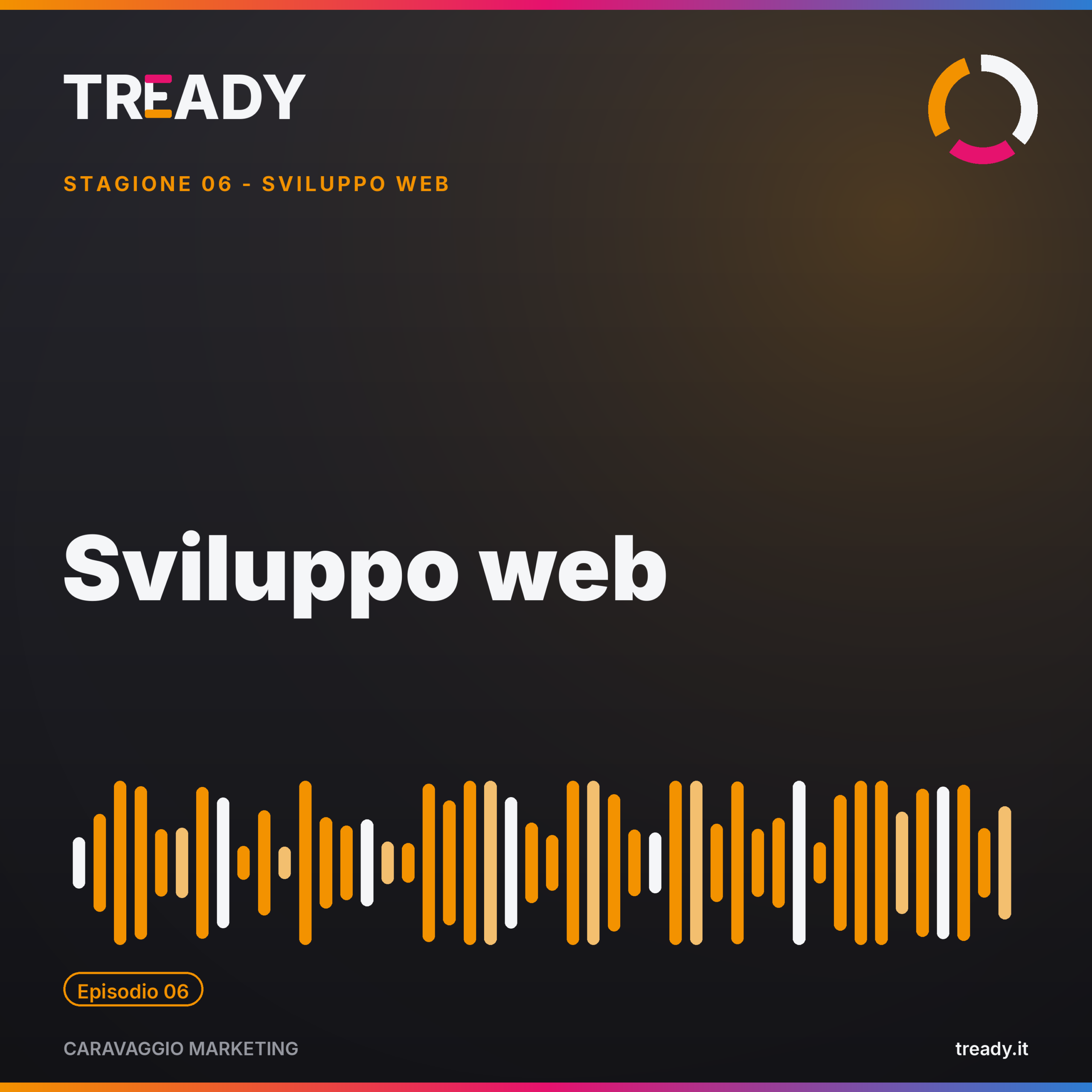 Copertina episodio Sviluppo Web & ERP — podcast Caravaggio Marketing by Tready