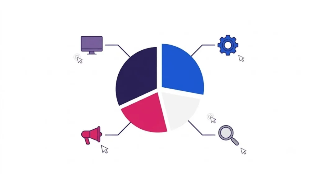 Illustrazione: ripartizione del budget marketing di una PMI