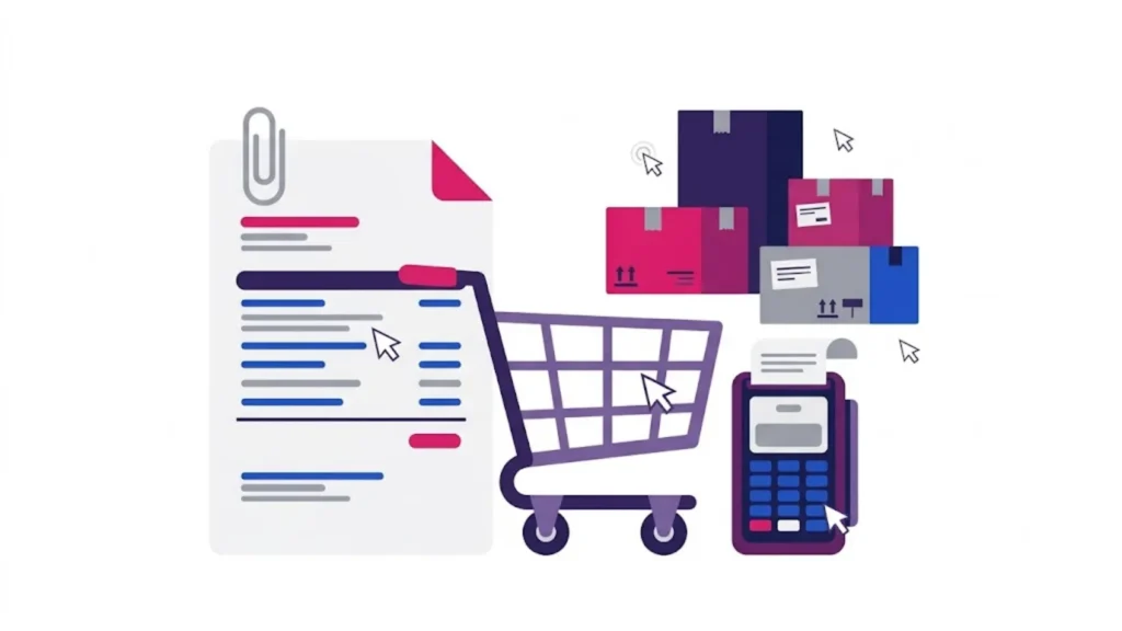 Illustrazione: le voci di un preventivo e-commerce